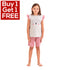 Girls summer pajama set Hedgehog t-shirt + Cashmere shorts